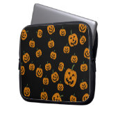 Jack O' Lanterns Hintergrund Laptopschutzhülle (Vorderseite Links)