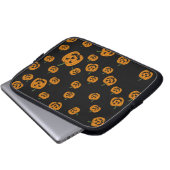 Jack O' Lanterns Hintergrund Laptopschutzhülle (Vorne Knopf)