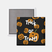 Jack O' Lanterns Hintergrund Magnet (Vorderseite/Rückseite)