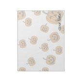 Jack O' Lanterns Hintergrund Notizblock (Rotiert)