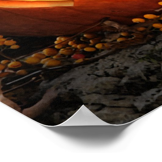 "Jack O' Lanterns & Jet" Poster (Ecke)