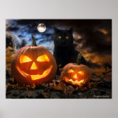"Jack O' Lanterns & Jet" Poster (Vorne)