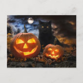 "Jack O' Lanterns & Jet" Postkarte (Vorderseite)