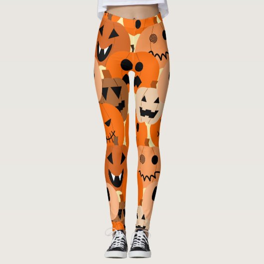 Jack-o-Lanterns Leggings (Vorderseite)