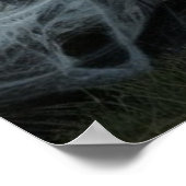 Jack-o'-Lanterns mit Spinnennetzen Poster (Ecke)