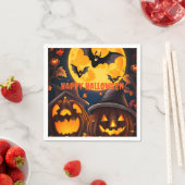 Jack-O-Lanterns Moon Serviette (Beispiel)