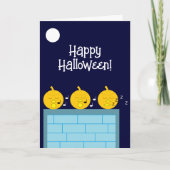 Jack-o'-Lanterns of Whimsy: Leeres Halloween Karte (Vorderseite)