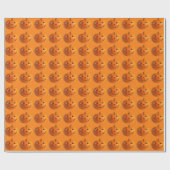 Jack-O-Lanterns-Schleifpapier Geschenkpapier (Flach)