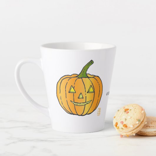 Jack-o-Laterne 12 oz. Milchtasse (Beispiel)