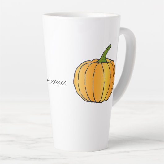 Jack-o-Laterne 17 oz. Milchtasse (Rechte Ecke)