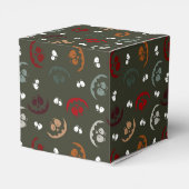 Jack-O-Laterne-Gesichter Geschenkschachtel (Rückseite)