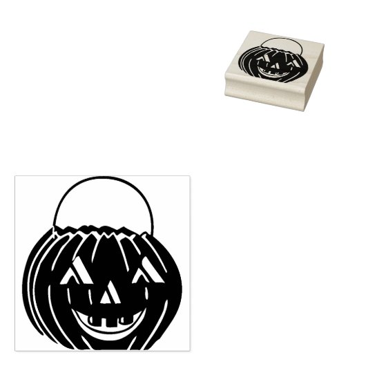 Jack-o'-Laterne-Gummi-Briefmarke Gummistempel (Stempel)
