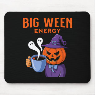 Jack-o-Laterne Halloween Big Ween Energy for Coffe Mousepad