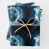 Jack-o-Laterne im Regen Geschenkpapier Set (Beispiel)