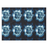 Jack-o-Laterne im Regen Tischdecke (Vorderseite (Horizontal))