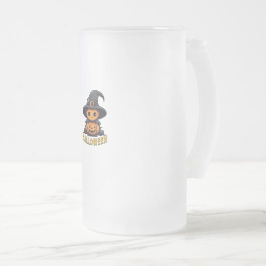 Jack-o’-Laterne Jug Mattglas Bierglas (VorderseiteRechts)