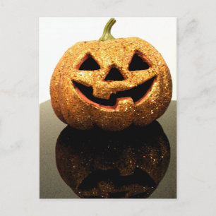 Jack-o'-Laterne Postkarte