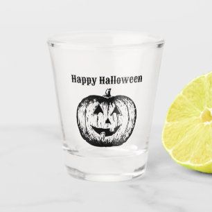 Jack-o'-Laterne Pumpkin Schnapsglas