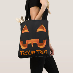 Jack-o-Laterne Tote Beutel Halloween Pumpkin Tag Tasche