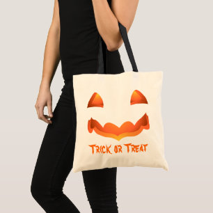 Jack-o-Laterne Tote Beutel Halloween Pumpkin Tag Tragetasche