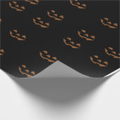 Jack-o' Laternen Geschenkpapier (Ecke)