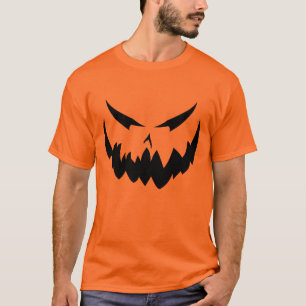 Jack-O' Laternen-Gesicht II, schwarz T-Shirt