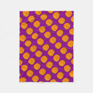 Jack o Laternen-lila Fleece-Decke Fleecedecke