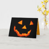 Jack-o' Laternenkarte Karte (Gelbe Blume)
