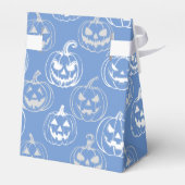 Jack-o-Laterterns Muster.White L blue BG Geschenkschachtel (Rückseite)