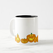 Jack-O-Tasse Zweifarbige Tasse (Vorderseite Links)