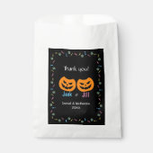 Jack oder Jill O-Lantern Gender Reveal Vielen Dank Geschenktütchen (Vorderseite)