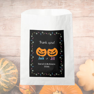 Jack oder Jill O-Lantern Gender Reveal Vielen Dank Geschenktütchen