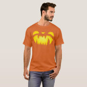 Jack-oder-Lantern-Gesichtspunkt T-Shirt (Vorne ganz)