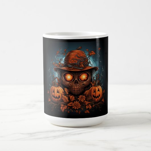Jack-oder-Lanterns und Schädel Kaffeetasse (Mittel)