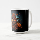 Jack-oder-Lanterns und Schädel Kaffeetasse (VorderseiteRechts)
