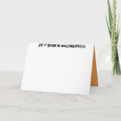 Jack-oder-Laterne-Party Einladungen Kartenhalter H (Rückseite)