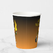 Jack O'lantern auf Trick oder Trete Pappbecher (Rechts)