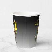 Jack O'lantern auf Trick oder Trete Pappbecher (Rechts)