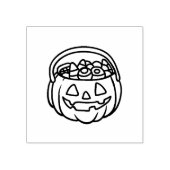 Jack O'Lantern Candy Ecket Halloween Rubber Briefm Gummistempel (Prägung)