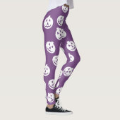 Jack O'Lantern Confetti-Leggings weiß/lila Leggings (Rechts)