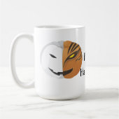 Jack O'Lantern face Halloween Kaffeetasse (Links)