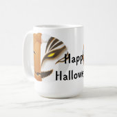 Jack O'Lantern face Halloween Kaffeetasse (Vorderseite Links)