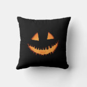 Jack O'Lantern Face Halloween Kissen (Rückseite)