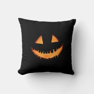 Jack O'Lantern Face Halloween Kissen