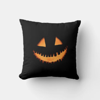 Jack O'Lantern Face Halloween Kissen