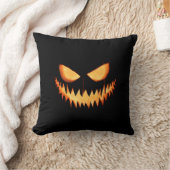 Jack O'Lantern Face Halloween Kissen (Decke)