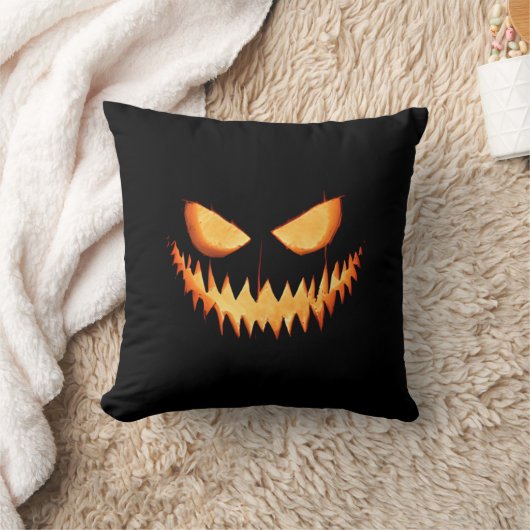 Jack O'Lantern Face Halloween Kissen (Decke)