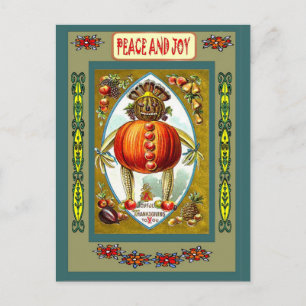 Jack O'Lantern Feiertagspostkarte