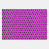 Jack O'Lantern Flecht Halloween-Party Lila Geschenkpapier Set (Vorderseite 2)