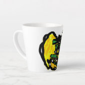 Jack o'lantern Funny Milchtasse (Linke Ecke)